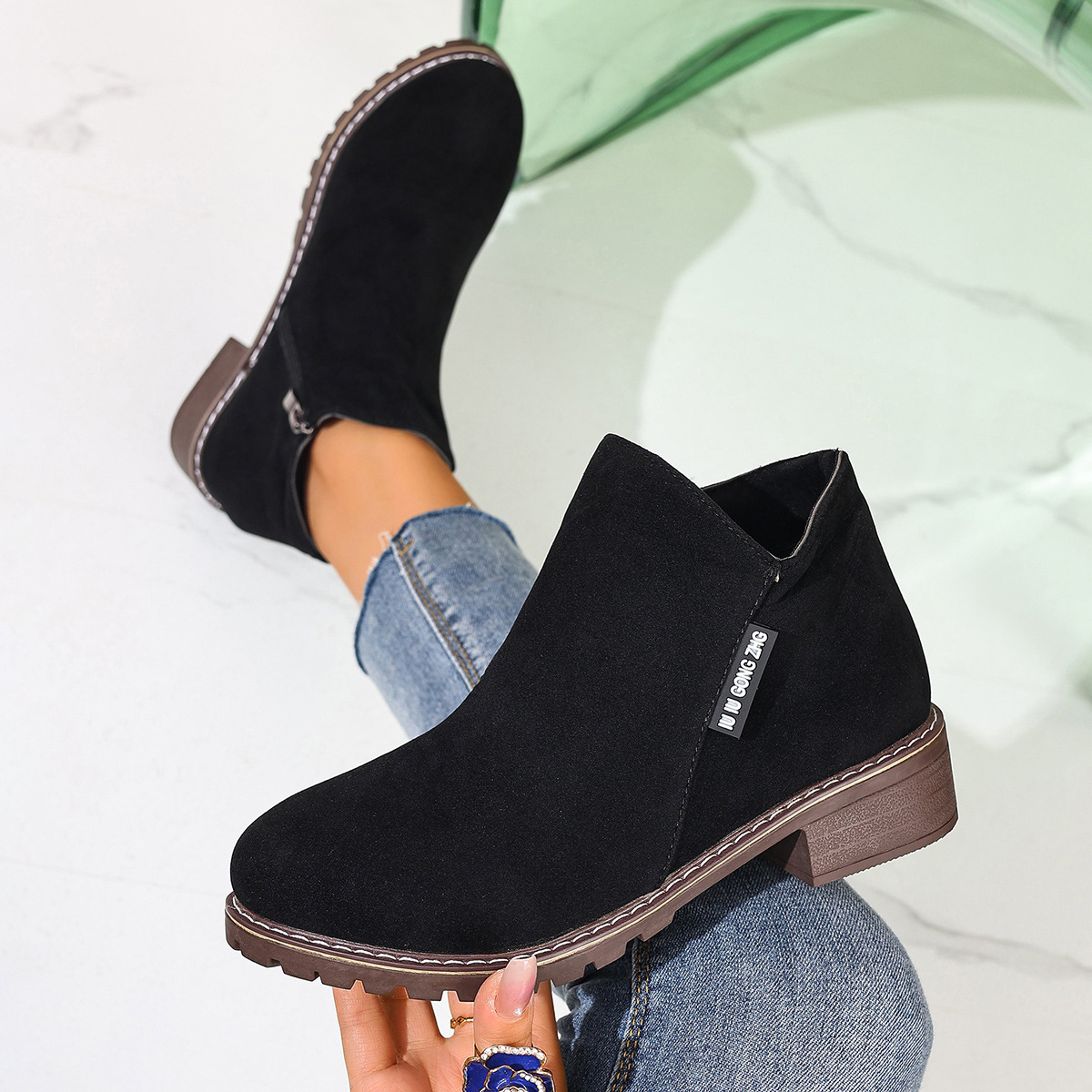 Women Formal Wear Heels - Women Autumn Winter Ankle Boots Side