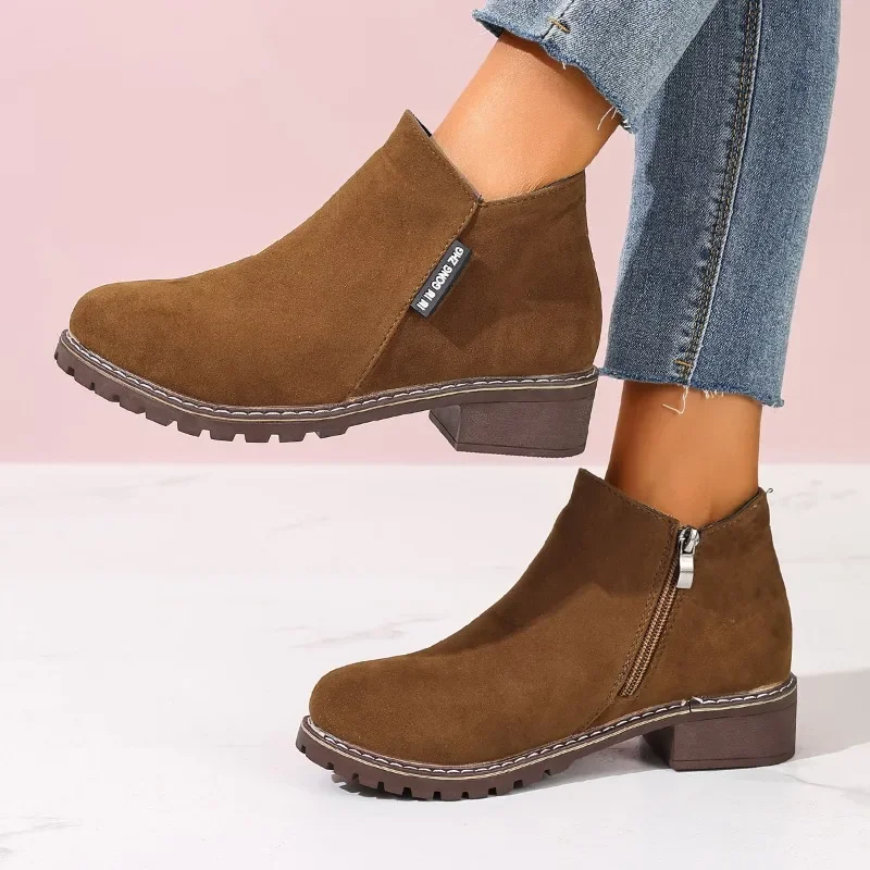 Women Formal Wear Heels - Women Autumn Winter Ankle Boots Side