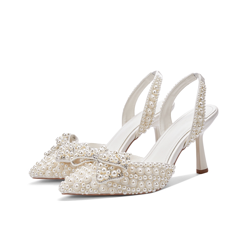 Women's new summer pointed pea - Kitten Heel Women recension och pris