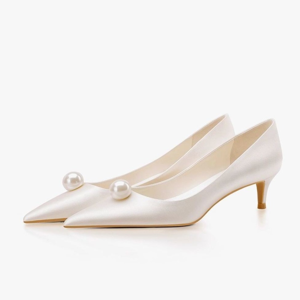 New White Satin Wedding Bride  - Women Formal Wear For Wedding recension och pris