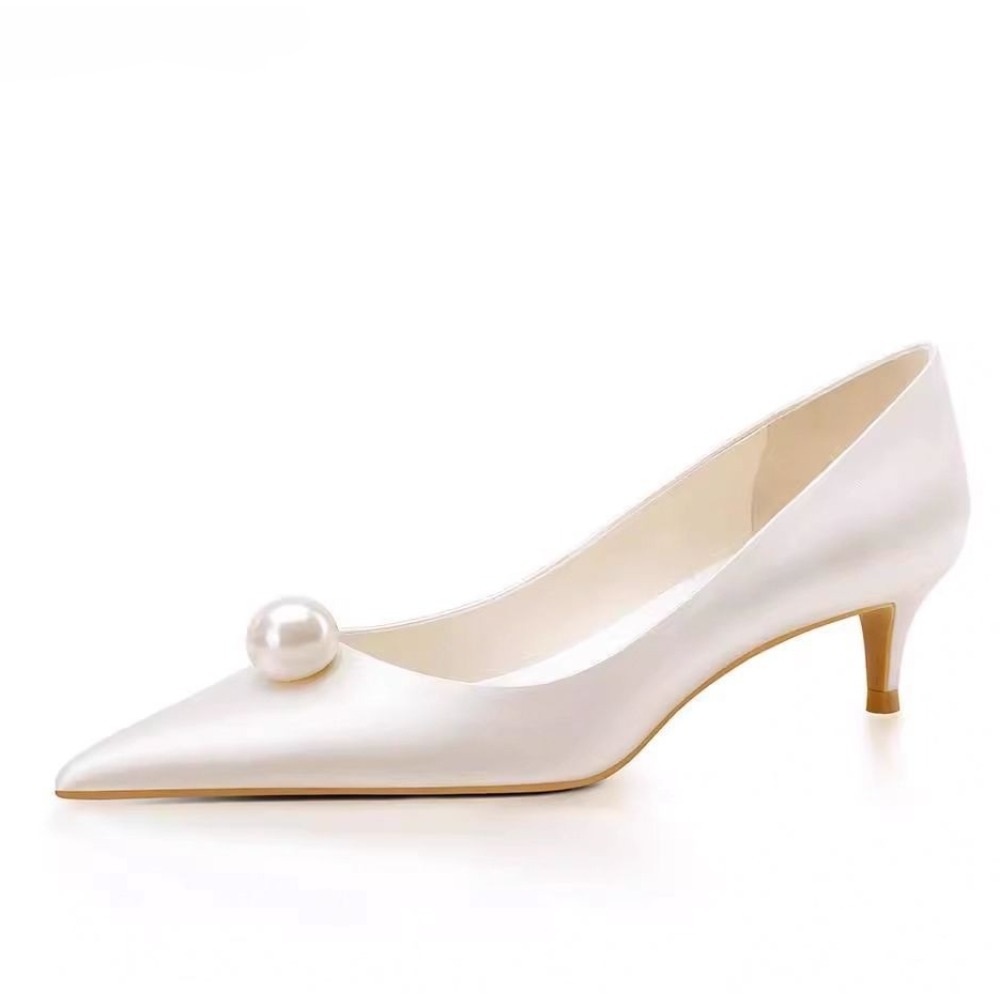 New White Satin Wedding Bride  - Women Formal Wear For Wedding recension och pris