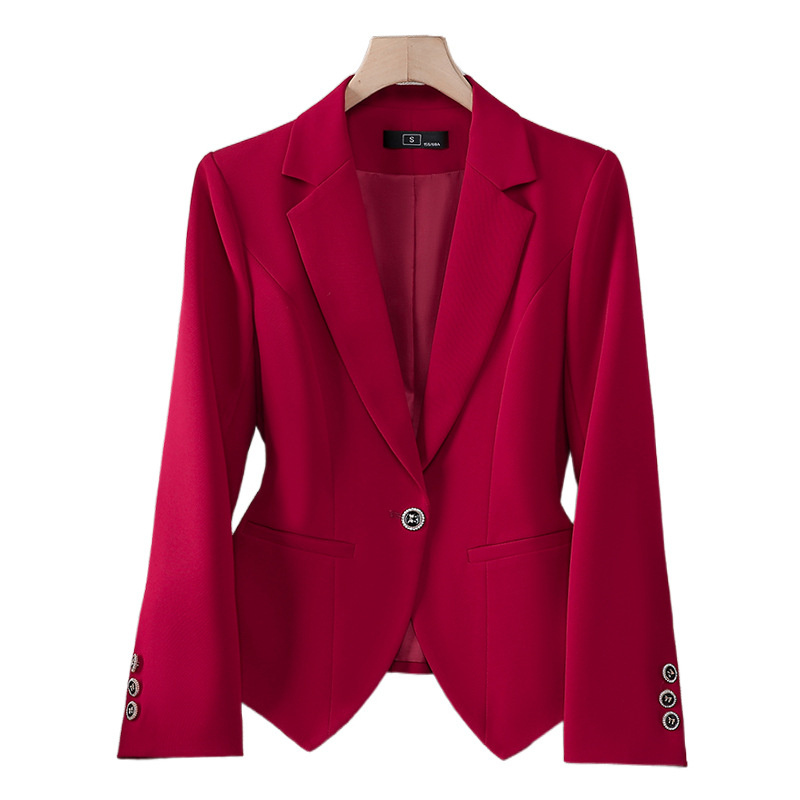 New Fashion Female Formal Blaz - Women'S Red Formal Wear recension och pris