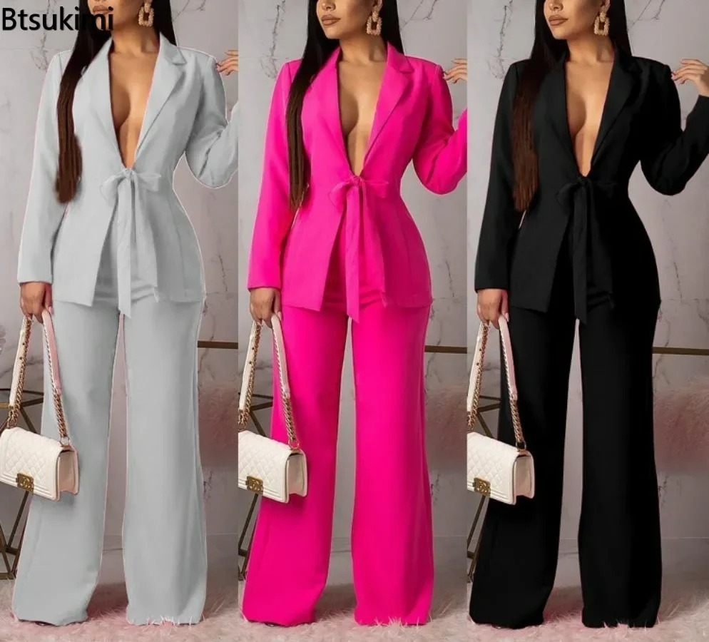 New 2026 Women's Formal Busine - Women Formal Wear With Tie recension och pris