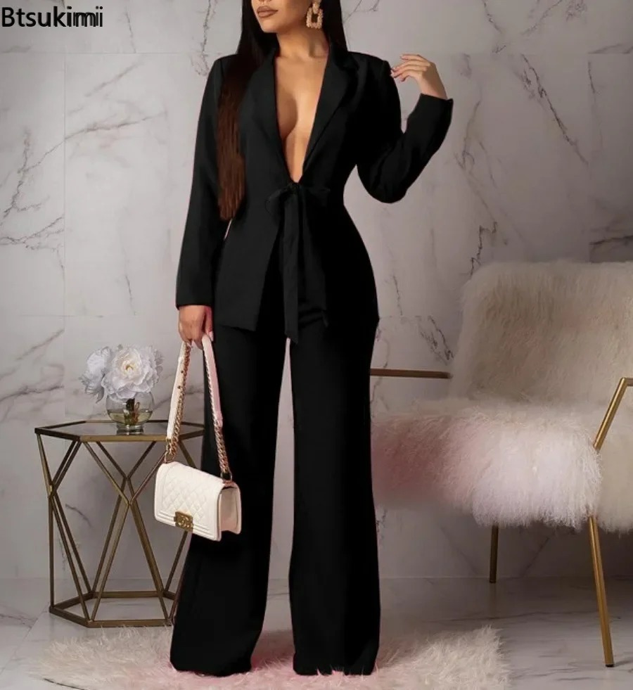 New 2026 Women's Formal Busine - Women Formal Wear With Tie recension och pris