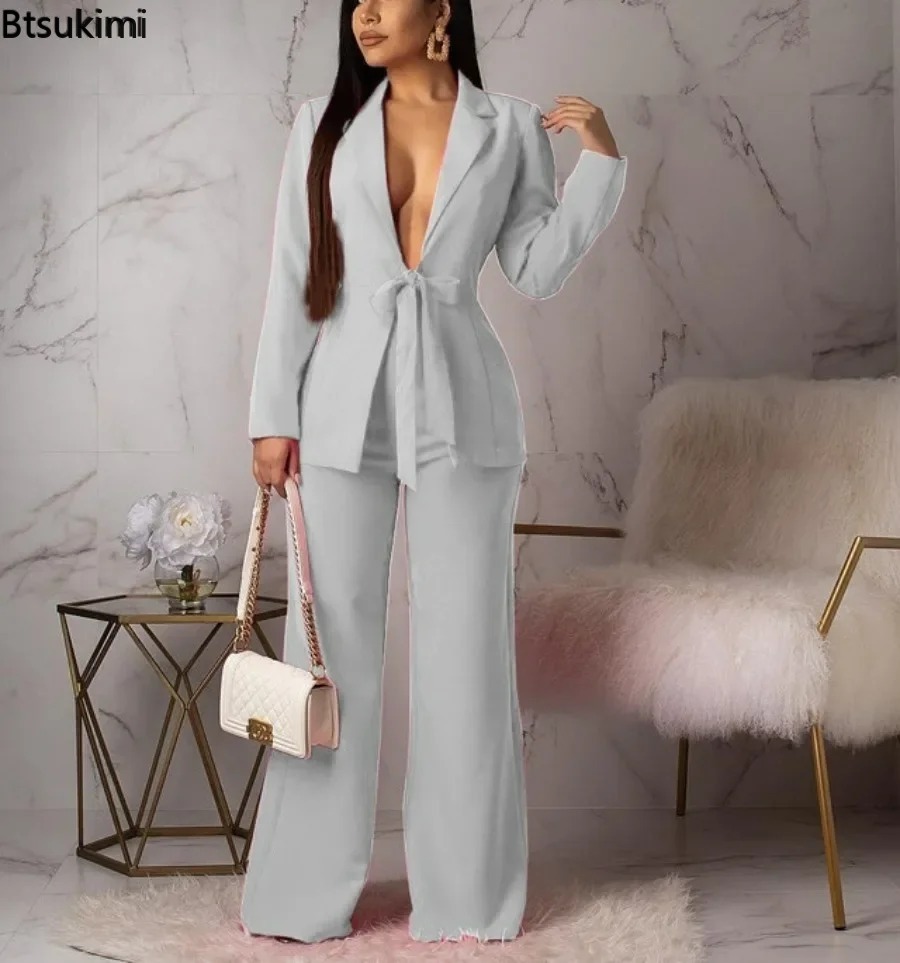 New 2026 Women's Formal Busine - Women Formal Wear With Tie recension och pris
