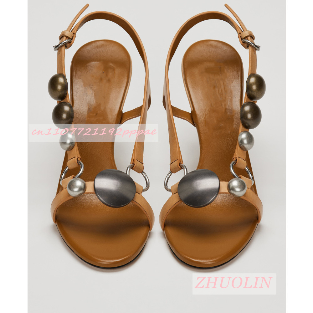 Women Metal Disc Decor Slingba - Women Formal Wear For Wedding recension och pris