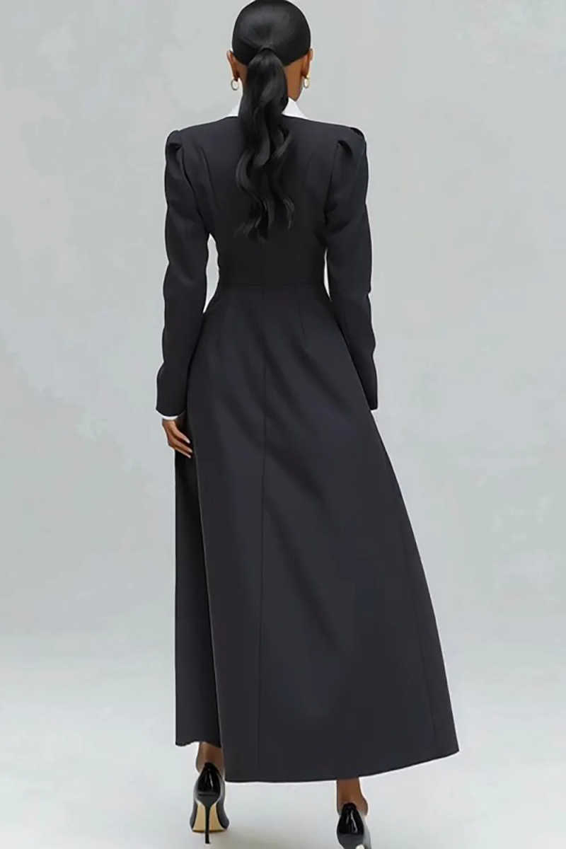 A Line Women Long Blazer Jacke - Women Formal Wear With Tie recension och pris
