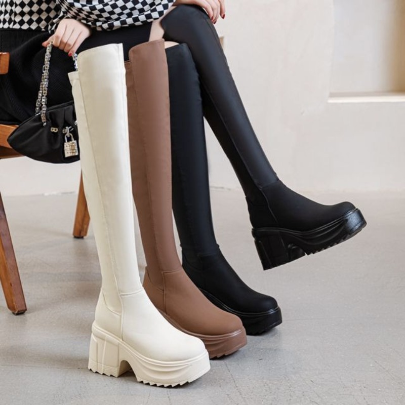 Womens Knee High Thick Sole Wi - Formal Wear Women Us recension och pris