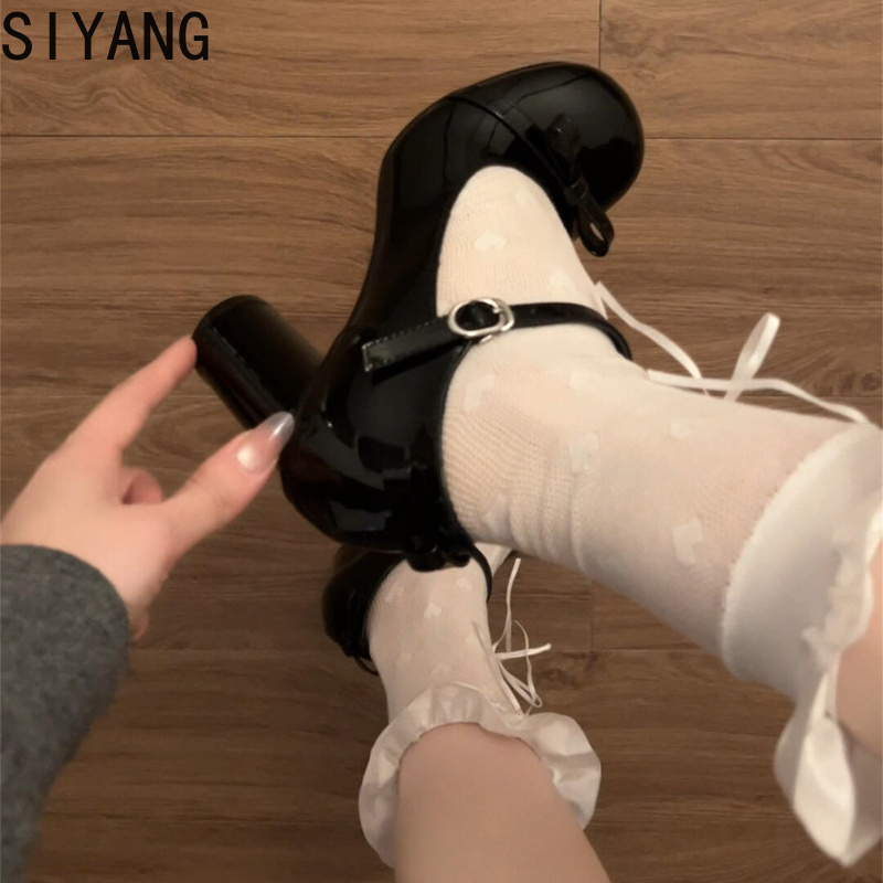 Black y2k Heels Women Mary Jan - Women Formal Wear For Wedding recension och pris