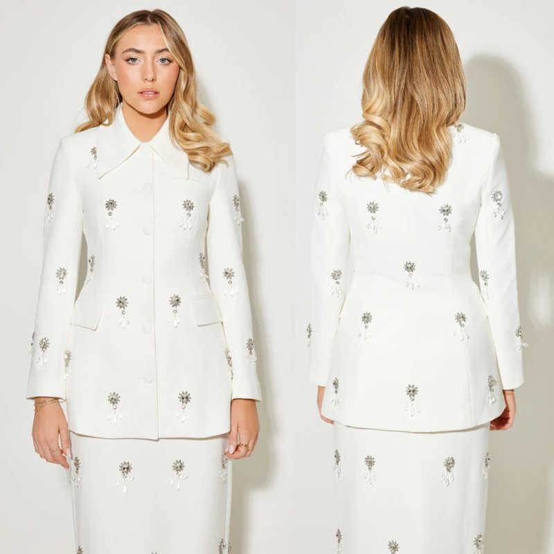 Chic Women Suits 2 Piece Blaze - Women Formal Wear With Skirt recension och pris