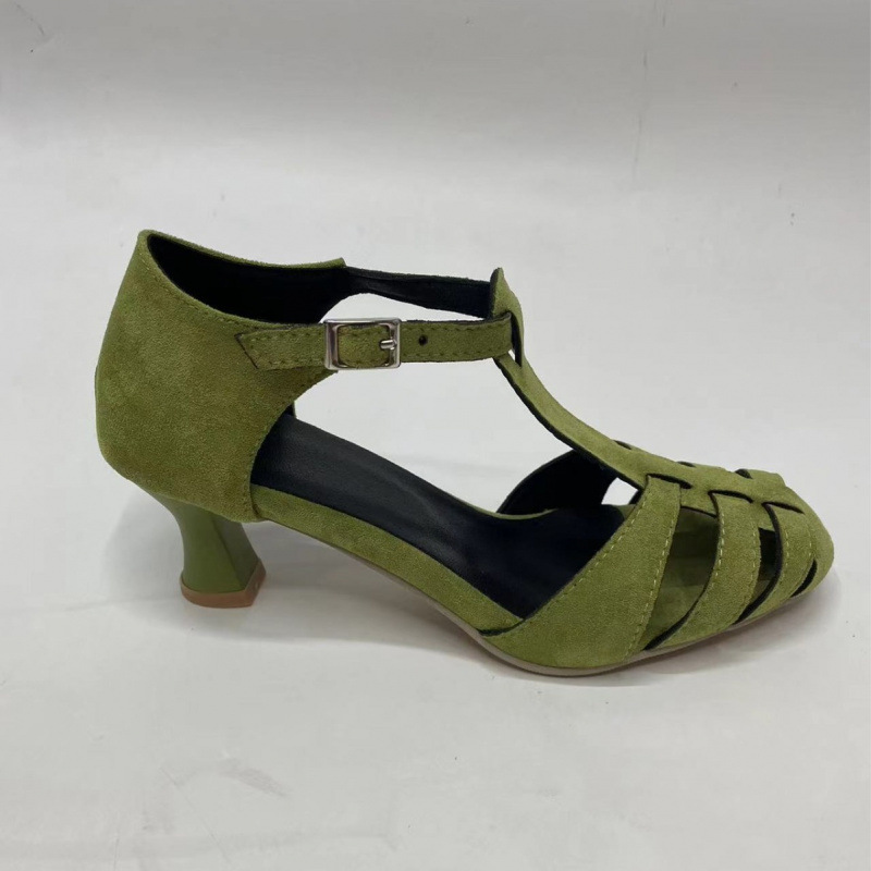 Women's Green Suede Kitten Hee - Kitten Heel Women recension och pris