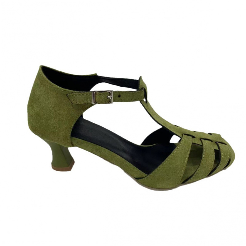 Women's Green Suede Kitten Hee - Kitten Heel Women recension och pris