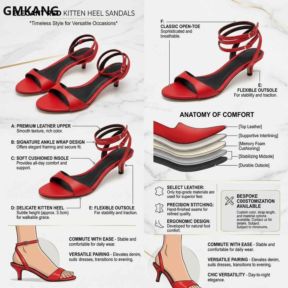 GMKANG Women's Kitten Heel San - Kitten Heel Women recension och pris