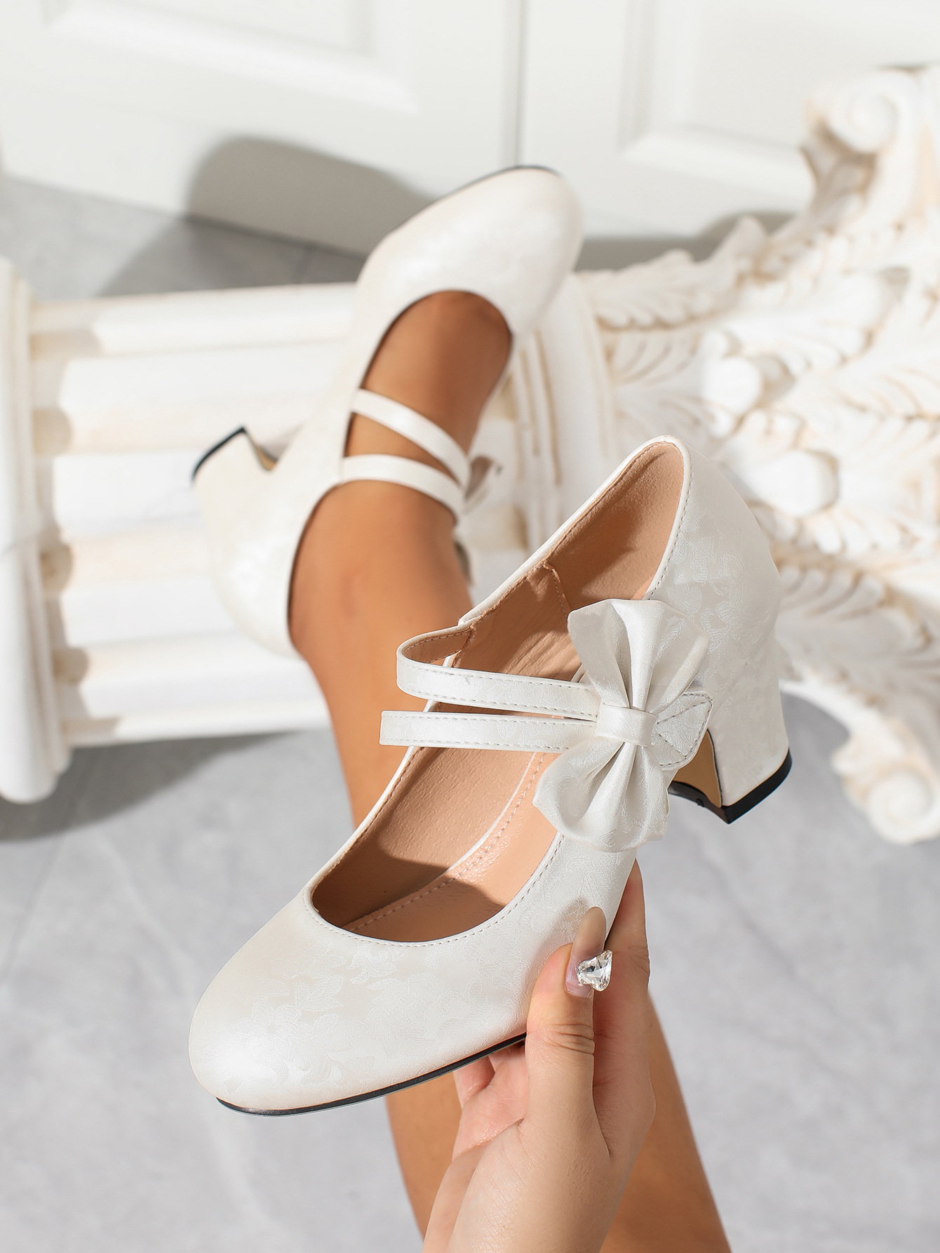 Large size women's shoes bow M - Large Women'S Formal Wear recension och pris