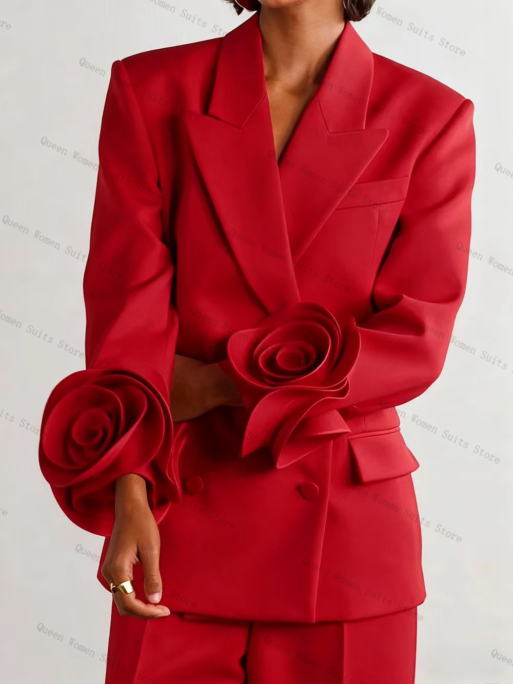 Luxury Red Women Suit Set 2 Pc - Women'S Red Formal Wear recension och pris