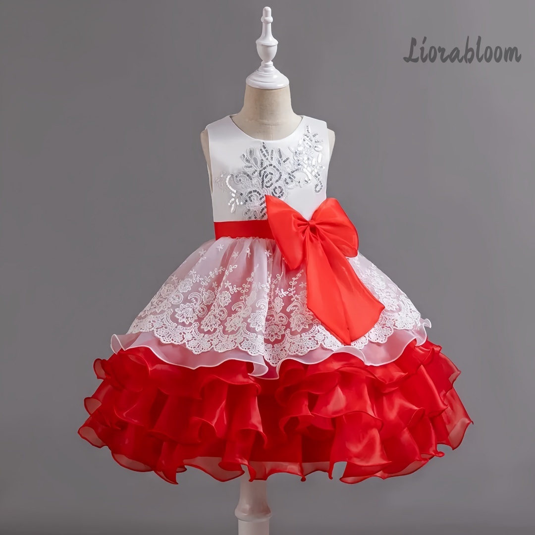 Girls' Dress With Large Bow Sl - Formal Wear Women Us recension och pris