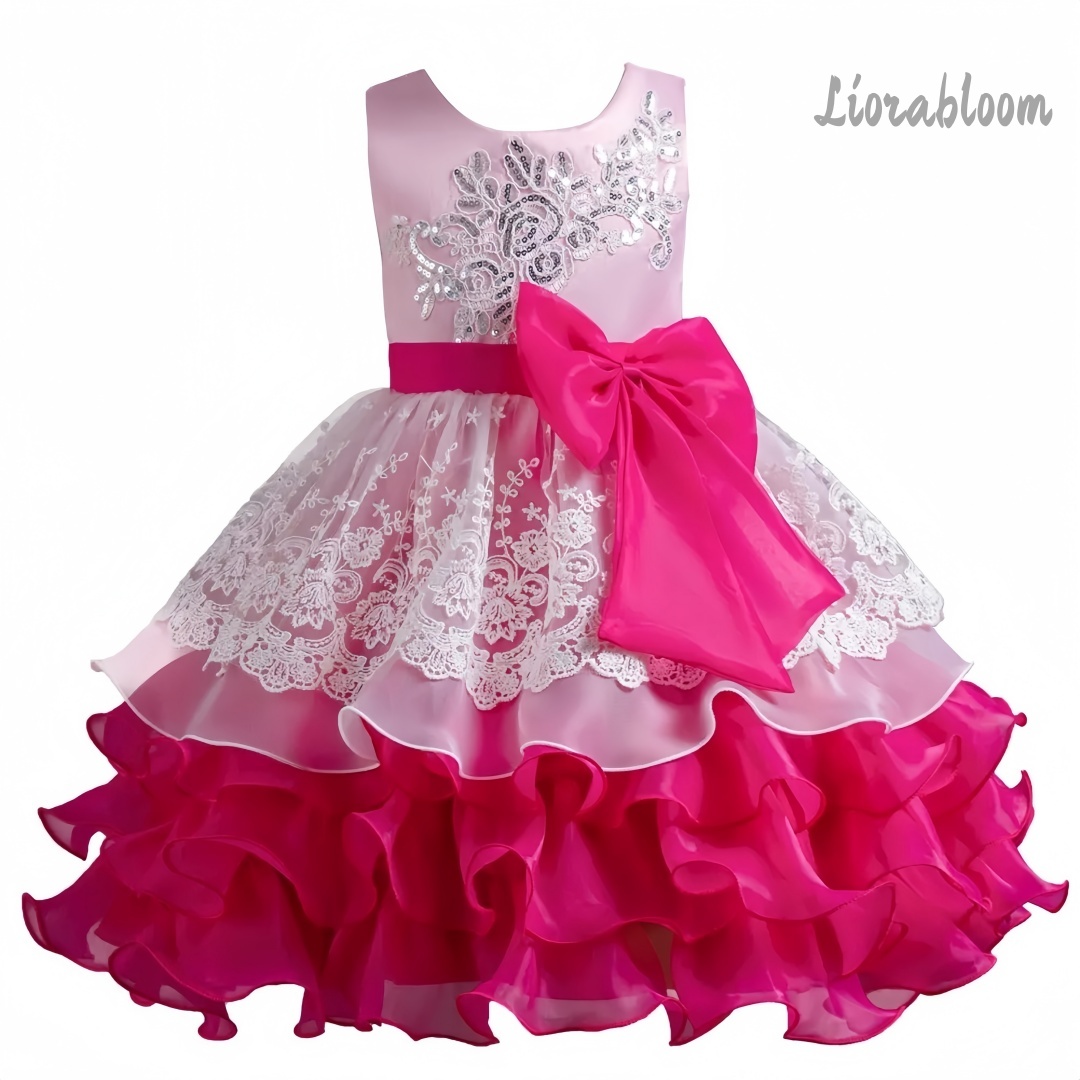 Girls' Dress With Large Bow Sl - Formal Wear Women Us recension och pris