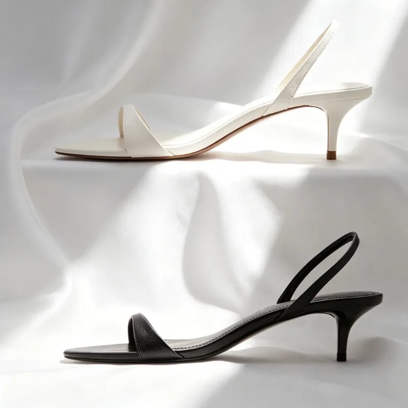 2026 Summer Sexy Open Toe High - Kitten Heel Women recension och pris