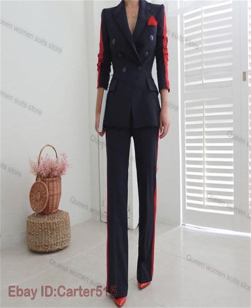 Red Black Autumn Women Suit Se - Women'S Red Formal Wear recension och pris