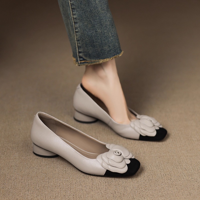 French Kitten Heel Color Block - Kitten Heel Women recension och pris