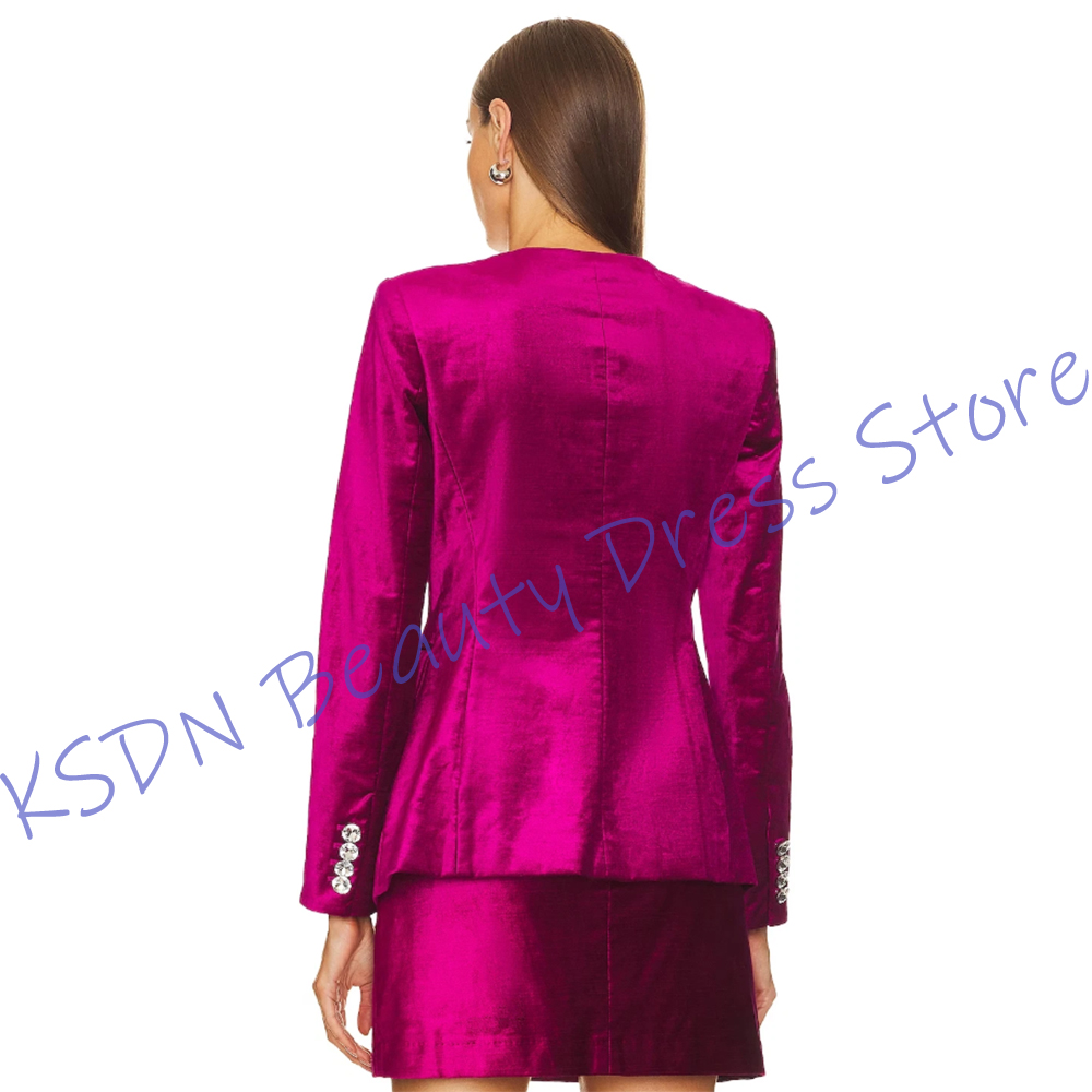 Chic Women's Single-Breasted S - Women Formal Wear With Skirt recension och pris