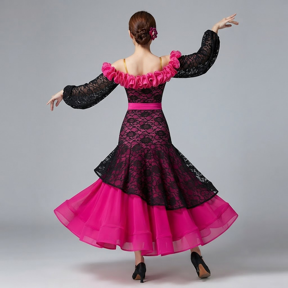 Women's Rose Red Ballroom Danc - Women'S Red Formal Wear recension och pris