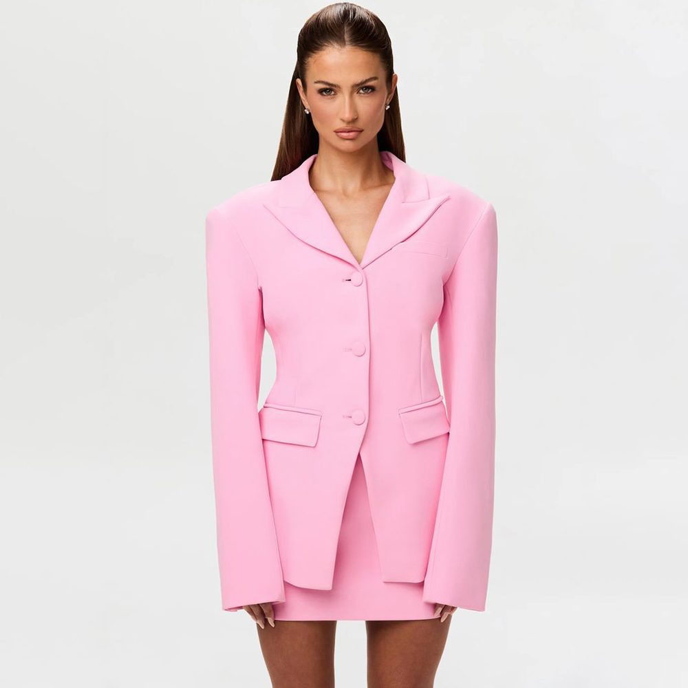 Lively Pink Women's 2Pic Suit  - Women Formal Wear With Skirt recension och pris