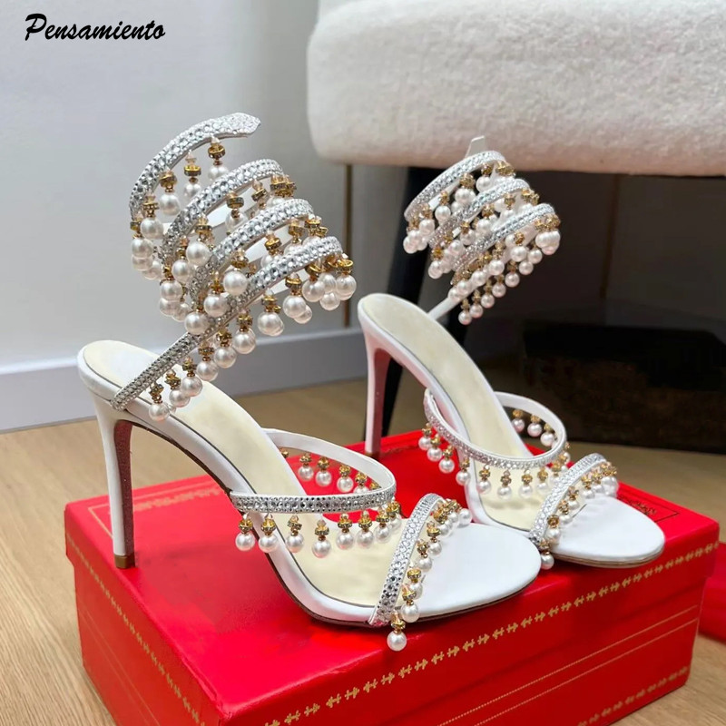 Luxury Rhinestones Pearls Tass - Women Formal Wear For Wedding recension och pris