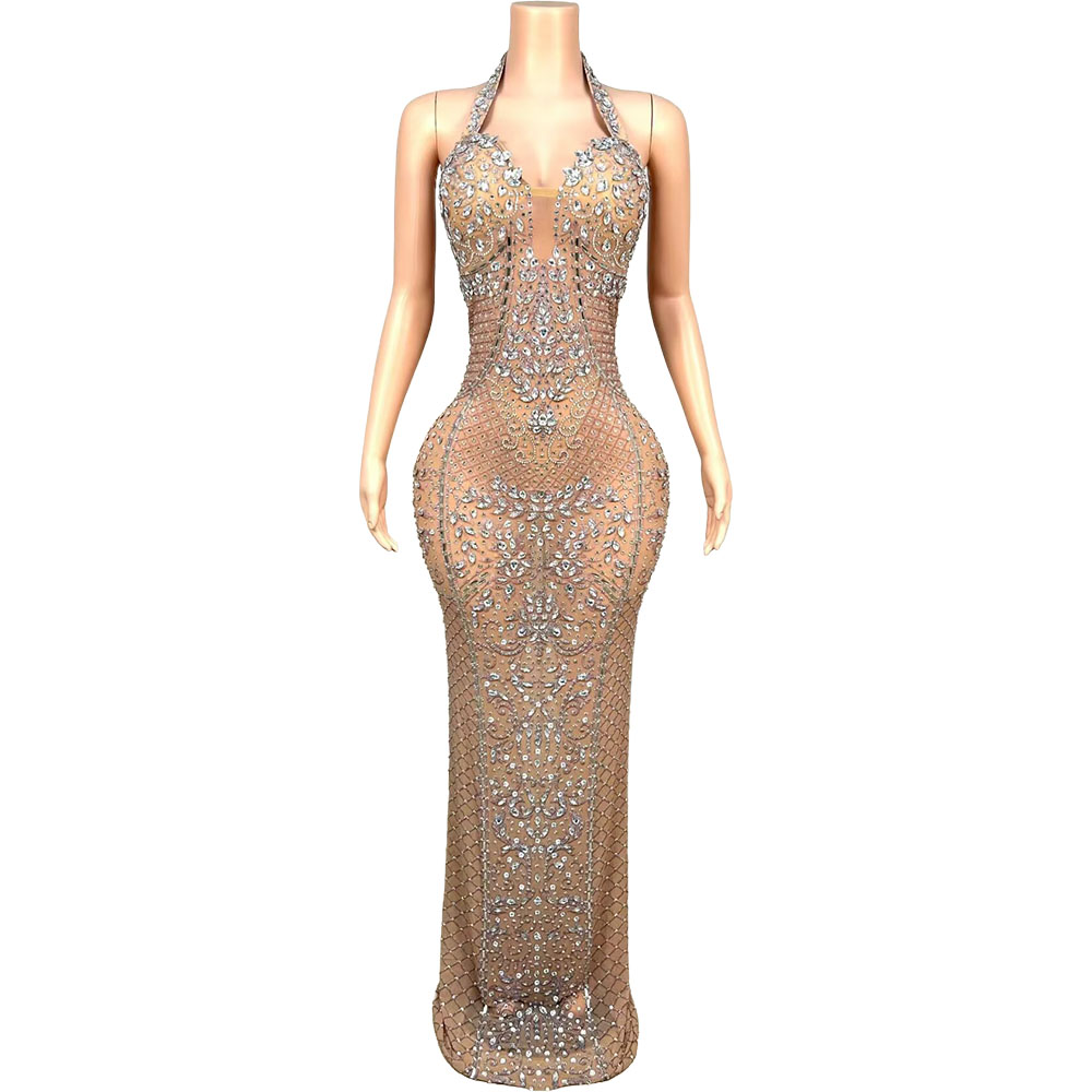 Luxury Crystals Sparkly Mesh E - Women'S Red Formal Wear recension och pris