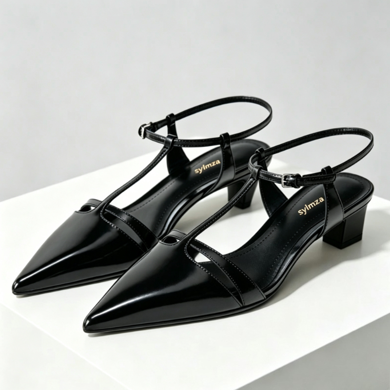 Patent Leather Kitten Heel Wom - Kitten Heel Women recension och pris