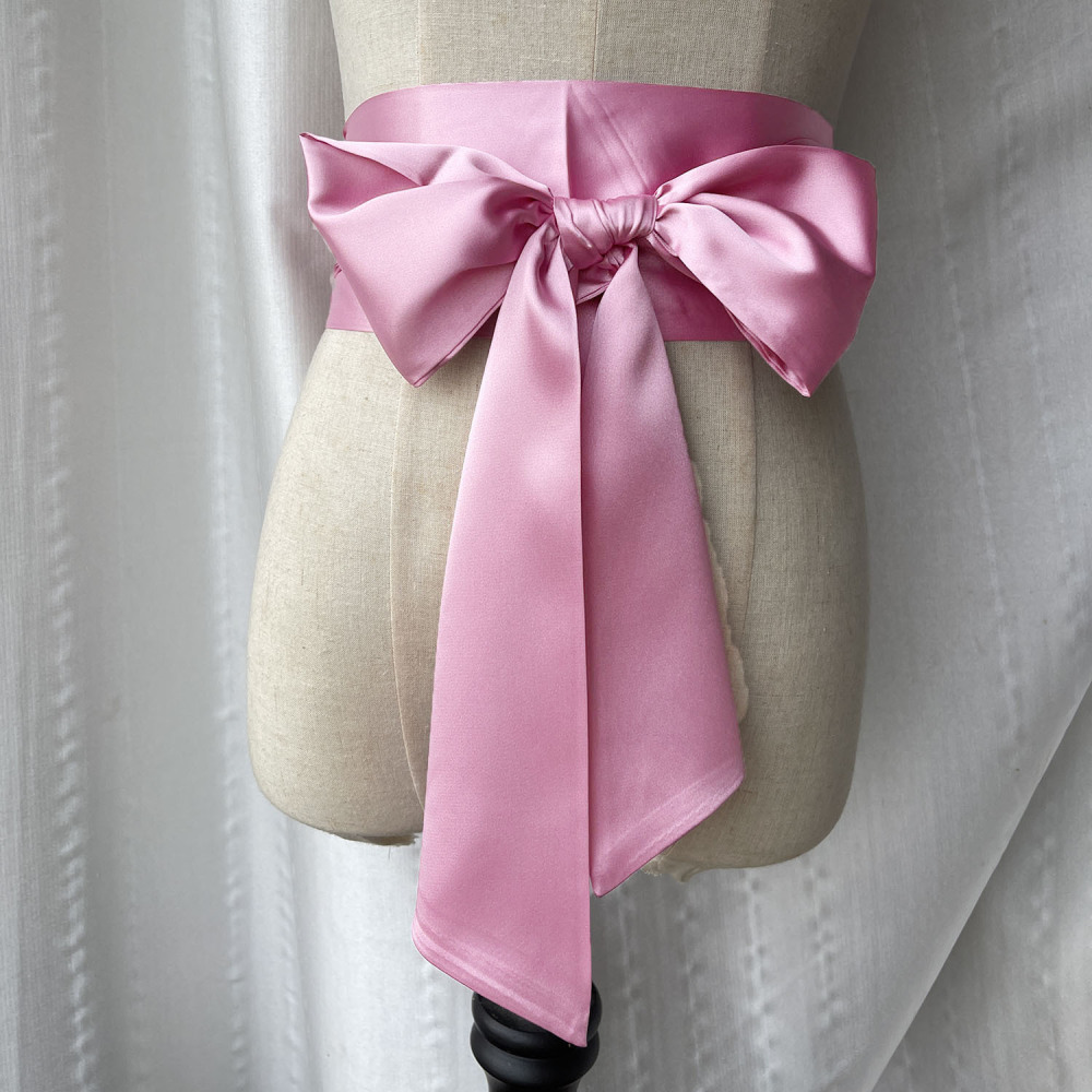 Wide Bowknot Waistband Women A - Women Formal Wear With Tie recension och pris