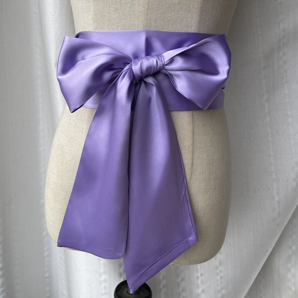 Wide Bowknot Waistband Women A - Women Formal Wear With Tie recension och pris