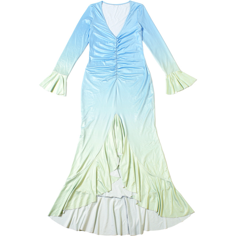 Gradient Blue Women Prom Dress - Women'S Holiday Formal Wear recension och pris