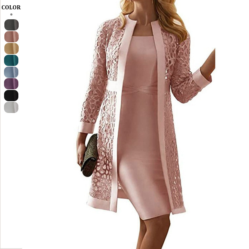 Wein Lace Cardigan Dress with  - Formal Dress Female recension och pris