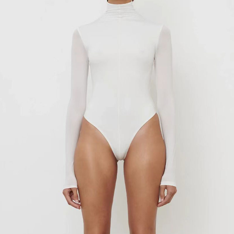 Women's Slim-Fit Base Layer, S - Turtleneck Bodysuit Office recension och pris