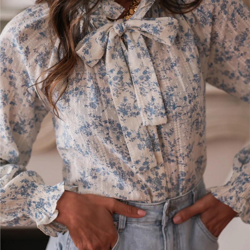 Womens Wear Bow Fashion Printe - Women Formal Wear With Tie recension och pris