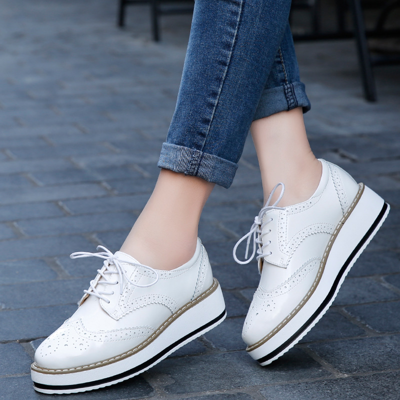 Women Loafers Shoes Leather Th - Formal Dress Female recension och pris