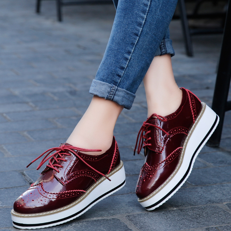 Women Loafers Shoes Leather Th - Formal Dress Female recension och pris